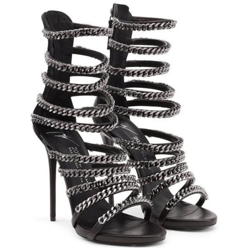 Giuseppe Zanotti Special 20th Anniversary Rock n Roll Sandals "Decarnin" EU 38